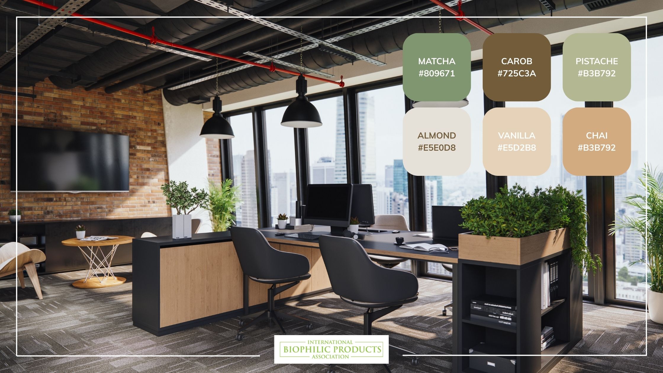biophilic design collor palete